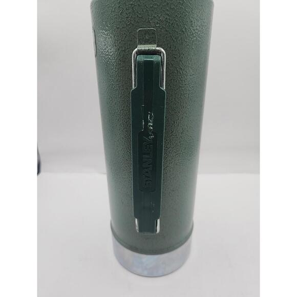 Stanley Aladdin A944DH Stainless Steel Thermos One Quart USA Green Vintage - Picture 6 of 11